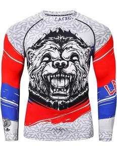 Custom Made <b>Womens</b> Rashguard Sublimation Long Sleeve UV Protection <b>Compression</b> Swim Wholesale OEM Wear OEM Wholesale - Product Image 2