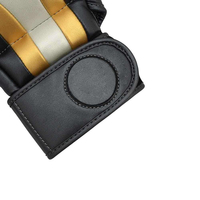 Guantes de Boxeo Chrome Heart de Último Diseño, Elegantes, de Cuero Vacuno, con Cordones, Agarre de Cuero Vacuno Genuino para Ganar
