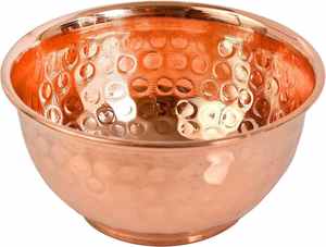 ชามทองแดงแบบวินเทจรักษ์โลก สำหรับเสิร์ฟอาหารและซุป ใช้ในครัวและโต๊ะอาหาร - Product Image 6