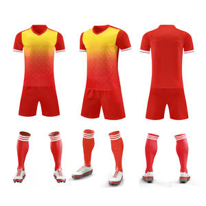 Camiseta de Fútbol Personalizada para Hombre, Ropa Deportiva de Verano, Diseño Sólido para Club o Equipo, Transpirable, Ligera, de Secado Rápido, Manga Corta, 100% - Product Image 3