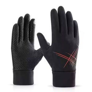 Gants de sport d'hiver personnalisés avec logo, pour le cyclisme, compatibles avec les écrans tactiles, pour hommes, en polyester et coton, chauds, pour l'extérieur - Product Image 2