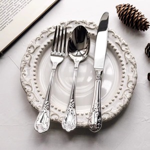 Ensemble de couverts en acier inoxydable poli miroir personnalisable et écologique pour fêtes, utilisation en extérieur et en intérieur - Product Image 1