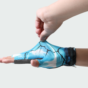 ถุงมือฟิตเนสหนัง PU กันลื่น ถุงมือออกกำลังกาย สายรัดข้อมือปรับได้ ถุงมือฝึกซ้อม ถุงมือยกน้ำหนัก ถุงมือฟิตเนสแบบสวม - Product Image 2