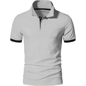 Polo en coton mélangé de haute qualité, multicolores, avec boutons, personnalisation de marque à prix de gros - Product Image 6