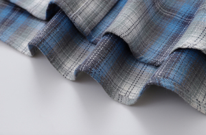 Camisa a Cuadros para Hombre, Manga Larga, Algodón, Casual, con Botones, Cómoda, Transpirable, para Uso Diario, Personalizable OEM - Product Image 4