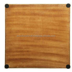 Plateau d'incrustation d'os en bois naturel fabriqué à la main assiette de service personnalisée de haute qualité pour les restaurants à la maison hôtels directement-classique - Product Image 3