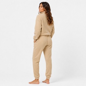 Ensemble de survêtement en polaire pour femme de qualité supérieure, sweat à capuche et pantalon de survêtement chauds avec finition soignée, vêtements de mode pour femme, survêtement en polaire - Product Image 4