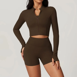 Conjuntos de Yoga de Cintura Alta Elástica para Mujer con Elasticidad en Cuatro Direcciones, Absorción del Sudor, Calidad Premium, Comodidad y Moda - Product Image 6