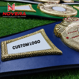 Crea tu propio cinturón de campeonato de artes marciales mixtas (MMA), lucha libre y boxeo, ligero, ajustable y personalizado, de metal de alta calidad. - Product Image 5