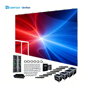 Customize 5X8m P3.9 P2.9 Indoor 50*100cm LED Cabinet Outdoor IP65 LED Wall Panel LED Display Screen For Events