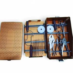 Juego de Instrumentos Ortopédicos con Alambre K, Acero Inoxidable Reutilizable, Herramientas Quirúrgicas de Alta Calidad, Equipo Dental para Cirugía de Trauma Canino - Product Image 1