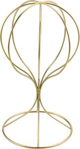 Brass Electroplated Metal <b>Hat</b> Holder <b>Stand</b> for Tabletop Display Decorative Wig <b>Hat</b> <b>Stand</b> for Home Boutique Vanity - Product Image 4