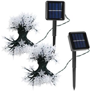 2Pcs 39.3FT 100LED Solar Powered <b>String</b> <b>Lights</b> IP65 Waterproof Fairy Star Beads for Garden Party Christmas Tree Decorative for - Product Image 1