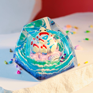 Teclas Artesanales Bosque Místico, Teclas Artesanales Personalizadas, Teclas Anime Lindas, Teclas Verdes, Juego de Teclas, Teclas de Madera - Product Image 4