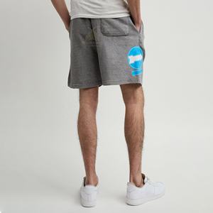 กางเกงขาสั้นผ้าฟลีซเทอร์รี่สำหรับผู้ชายแนวสตรีทปรับแต่งได้สำหรับใส่ออกกำลังกายกลางแจ้งเล่นกีฬา - Product Image 4