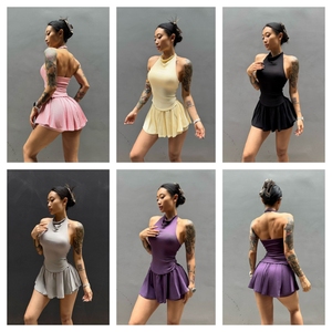 Conjunto de Shorts de Lona Ligera de Dos Piezas para Mujer, para Entrenamientos en Interiores y Exteriores, Diseño Transpirable de Secado Rápido 2026 - Product Image 6