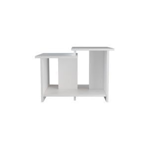 White <b>Open</b> <b>Storage</b> Coffee Table - Product Image 3