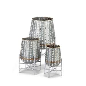 Porte-bougie élégant fait main en fer durable et écologique, décoration moderne pour la maison, Noël, mariage, fêtes et événements - Product Image 1