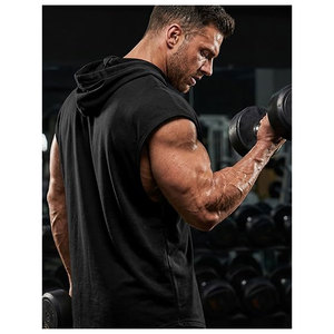 เสื้อเชิ้ตมีฮู้ดผู้ชายแบบมีเชือกผูก เสื้อฮู้ดผ้าฝ้ายทรงหลวมสบาย ๆ เสื้อยืดน้ำหนักเบา ระบายอากาศได้ดี สวมใส่สบายทุกวัน สตรีทแวร์ - Product Image 5