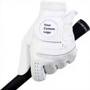 Gant de golf perforé avec logo personnalisé en PU, antidérapant, imperméable, avec sangle de poignet réglable pour les mains et les sports - Product Image 1