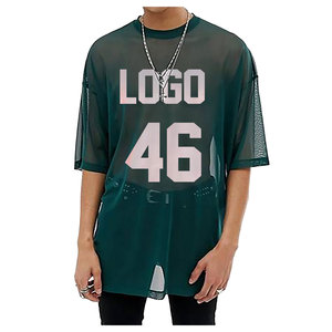 Maillot d'entraînement personnalisé en mesh respirant, chemise de sport athlétique avec logo d'équipe, nom et numéro personnalisés - Product Image 1