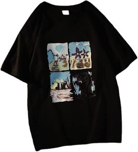 เสื้อโอเวอร์ไซส์สำหรับผู้หญิงสไตล์บอยเฟรนด์ พร้อมลุคแฟชั่นสตรีทแนวฮาราจูกุสุดทันสมัย - Product Image 1