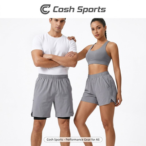 Pantalones Cortos Deportivos de Alto Rendimiento en Tela de Poliéster de Primera Calidad con Logotipo y Diseño Personalizados a Precio de Mayoreo - Product Image 1