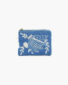 Sac à main décontracté pour femme avec fermeture éclair, motif homard perlé, bleu, blanc, rouge, design de dessin animé - Product Image 3