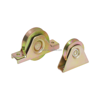 Roues à rainures universelles en U, V, Y, à roulement simple/double, en acier, pour portes coulissantes et portails extérieurs, design moderne pour hôtels