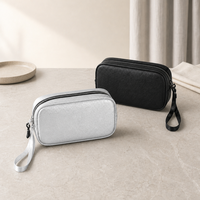 Pochette utilitaire portable imperméable et résistante au feu pour câbles, chargeurs, gadgets, documents et articles quotidiens