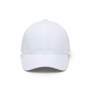 Casquette de baseball blanche à 6 panneaux, ajustable, unisexe, décontractée, couleur unie, en coton, pour adulte, toutes saisons - Product Image 6