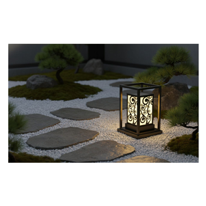 ไฟแต่งสวนแบบเวียดนามซม. IP65กลางแจ้ง/วิลล่า/สวนขนาด3500K (สีขาวอุ่น) LED เหล็กแบบถอดออกได้ - Product Image 3