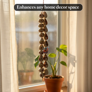 Cuentas de Vidrio Lampwork Multicolor con Patrones de Múltiples Estilos, Hilo de 8 Pulgadas |   Cuentas artísticas hechas a mano con forma de rondel para la fabricación de joyas - Product Image 4