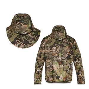 Veste d'hiver pour homme, unisexe, à imprimé camouflage, en softshell, coupe-vent, résistante, pour la chasse en plein air, pour adultes - Product Image 2