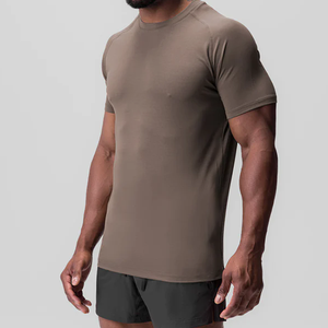 T-shirts de compression respirants personnalisés OEM pour la course à pied, la gym et le fitness, séchage rapide, prix bas. - Product Image 6