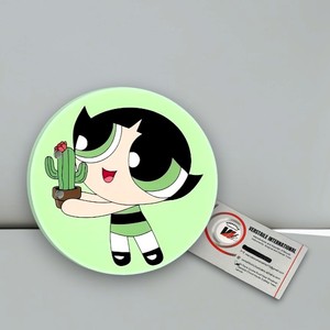 แผ่นต่อขนตาปลอมลายพาวเวอร์พัฟเกิร์ลน่ารัก ขายส่ง รับผลิตแบรนด์ส่วนตัว รูปทรงดอกไม้ สี่เหลี่ยมผืนผ้า ผีเสื้อ เพชร อะคริลิคแบบแข็ง - Product Image 2