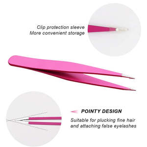 Juego de Pinzas para Cejas Profesionales de Acero Inoxidable (3 Piezas) Juego de Pinzas Personalizables - Product Image 5