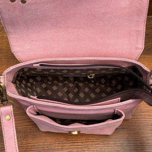 Bolso bandolera de cuero genuino reciclado de nuevo diseñador, bolsos de lujo de gran capacidad de cuero colorido occidental para mujer - Product Image 6