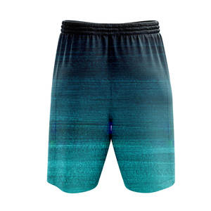 Shorts décontractés pour hommes, personnalisables avec logo, style urbain, séchage rapide, imprimés, 100 % polyester, avec cordon de serrage, pour l'été - Product Image 2