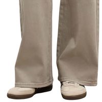 Pantalon de travail utilitaire pour femme, coupe droite, style cargo, en coton durable, multi-poches, décontracté, jambe large, idéal pour l'été