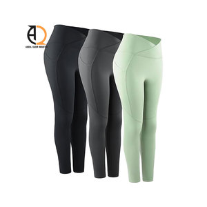Pantalones de Yoga y Gimnasio Sin Costuras para Mujer, de Cintura Alta, Control de Abdomen, Ropa Deportiva, Tallas Grandes hasta 5XL, Hechos de Spandex/Nylon, ¡Superventas! - Product Image 5