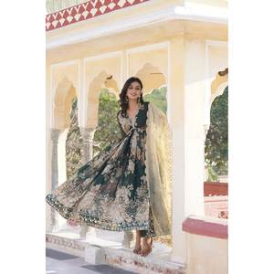 MASAKA READYMADE ALIA CORTE VESTIDO CON DUPATTA 2017 - Product Image 3