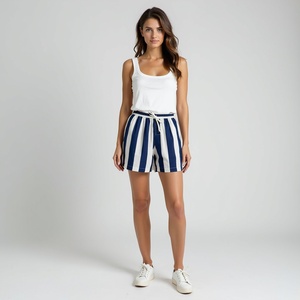 Calzoncillos bóxer para mujer con diseño de rayas verticales tela de algodón transpirable - Product Image 1