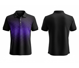 High Performance Full Sublimation Polo Shirt for Sports & Casual Wear for Men Women Youth Quick-Dry Dry-Fit Active Polo - Product Image 2
