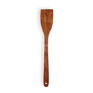 OEM Natural Eco Friendly Yuka Teak Wood Spatula Sustainable Food Safe No <b>Paint</b> and Varnish Halal Customized Wood Turner Stir Fry - Product Image 1