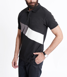 Premium Quality Durable 100% Polyester Men's for Shirts Anti-Wrinkle Short Sleeve Solid Pattern Custom Made Wholesale - Product Image 4