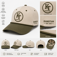 Casquette de baseball à 6 panneaux brodée sur mesure de haute qualité, en coton, avec cordon, réglable, unisexe, pour le sport