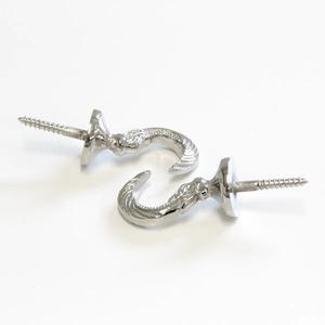 Crochets muraux doubles en métal antirouille pour cuisine, salle de bain, chambre à coucher - Product Image 4