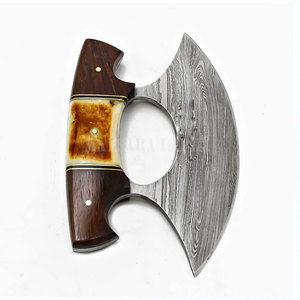 Custom Handmade Damascus Steel Hunting <b>Knife</b> Camel <b>Bone</b> & Rosewood <b>Handle</b> Fixed Blade Bushcraft Camping Survival <b>Knives</b> - Product Image 3