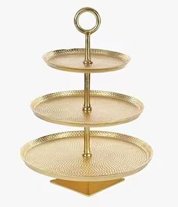 Support à gâteau en métal design pour anniversaire, présentoir à desserts, écologique, fait main, durable, décoration de table pour événements - Product Image 2